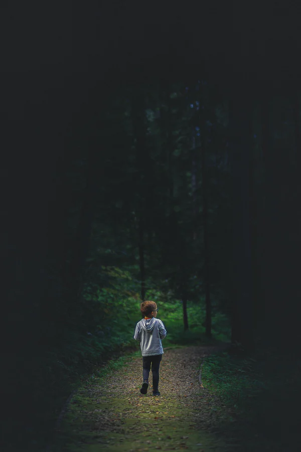 Foster Child Alone in the Woods. Feelings that they can't explain.